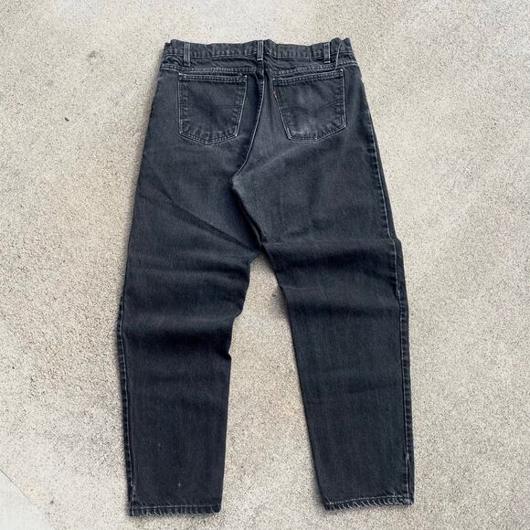 Vintage 550 Levi’s Faded Black Orange Tab Denim Jeans - Picture 1 of 4